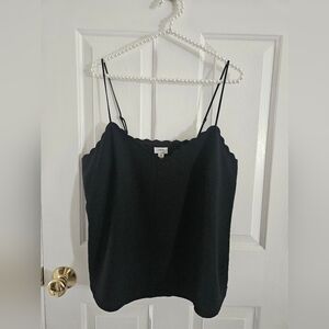 NWOT J.Crew Factory Scalloped Trim Cami